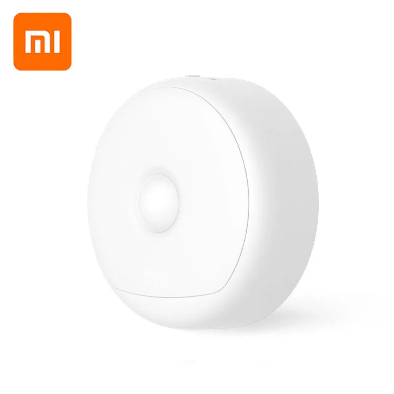 Xiaomi Mijia Yee светильник светодиодный ночной Светильник Инфракрасный магнитный с крючками Дистанционный датчик движения тела для Xiaomi Smart Home - Цвет: White