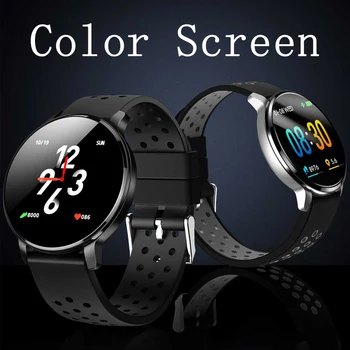 

Smart Bracelet Color Display Screen 24h Heart Rate Blood Pressure Fitness Monitor Smart Wristband IP68 Waterproof Smartband Gift