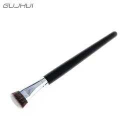 GUJHUI для женщин Красота плоская голова макияж кисточки с деревянной ручкой Pro Косметический Инструмент