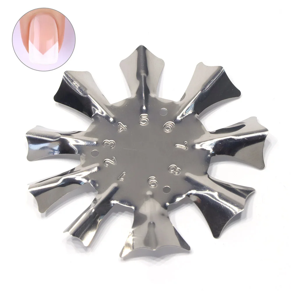 Easy French Nail Line Edge Cutter Stencil 1PC Display 4