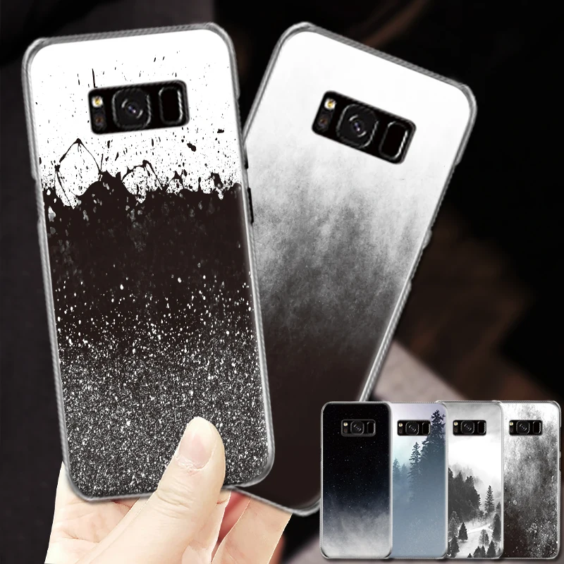 

Abstract Artistic Snow Forest Trees Pattern for Samsung Galaxy S4 S5 Mini S6 S7 S8 S9 Edge Plus Note 3 4 5 8 Phone Case Capa