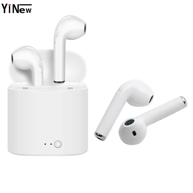 i7S TWS Wireless headphone auricular Bluetooth earphone Headset sport Earbud with Microphone for air pod xiaomi Samsung phone 8