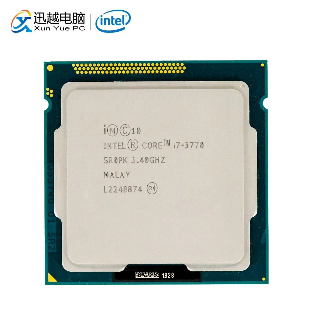  Intel Core i7-3770 Desktop Processor i7 3770 Quad-Core 3.4GHz 8MB L3 Cache LGA 1155 Server Used CPU