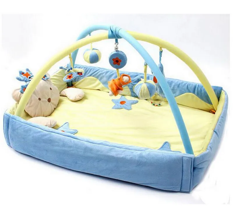 Super Soft Foldable Baby Play Mat Crawling Toys Infant Musical Gym