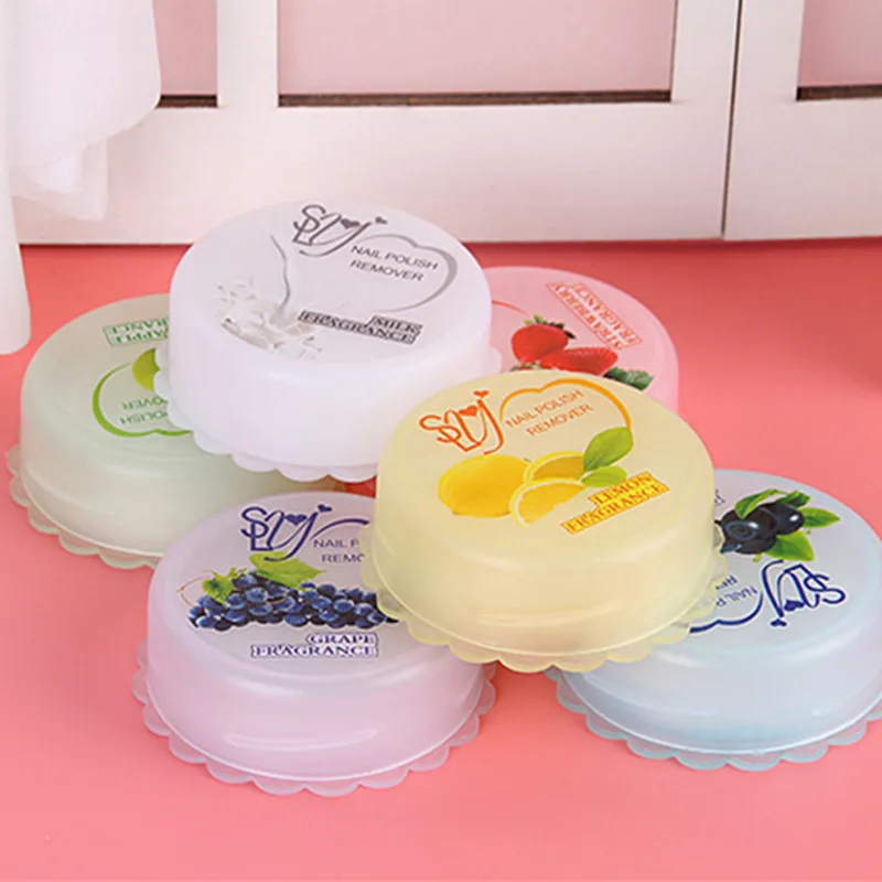 

Nail Tools Non-Toxic Nail Polish Remover 20g Natural Fruity Moisturizing Mild greenest Clean Wipes Makeup Tools