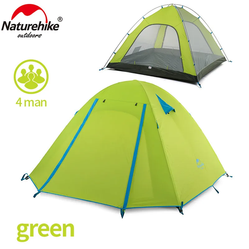 

Naturehike Outdoor Camping Traveling Family Tent For 4 Person 4 Season Double Layer Large Ultralight Waterproof Tent