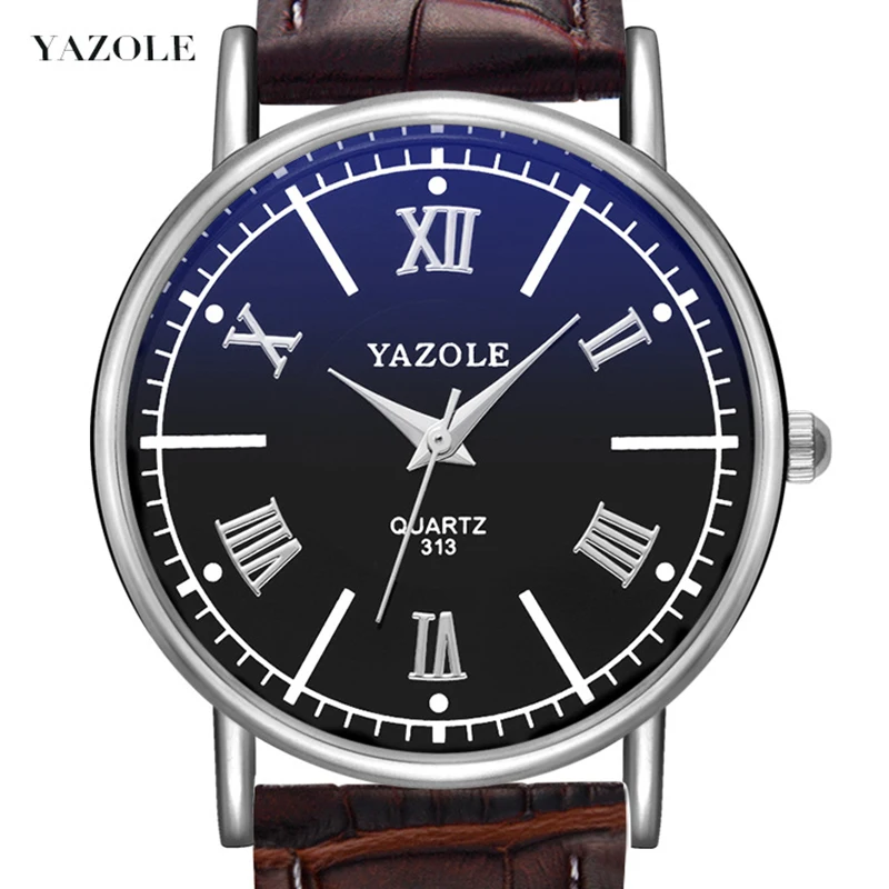 YAZOLE Watches Roman Scale Men s Quartz Clock Military Watch Thin Fashion Business Watch Men s 1