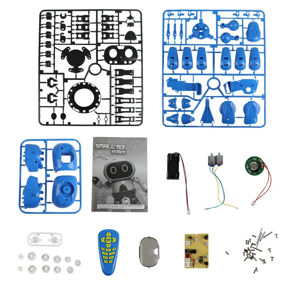 DIY собрать игрушечный Электрический робот обновление дистанционного управления инфракрасное препятствие избегания жестов зондирования следующие игрушки робот