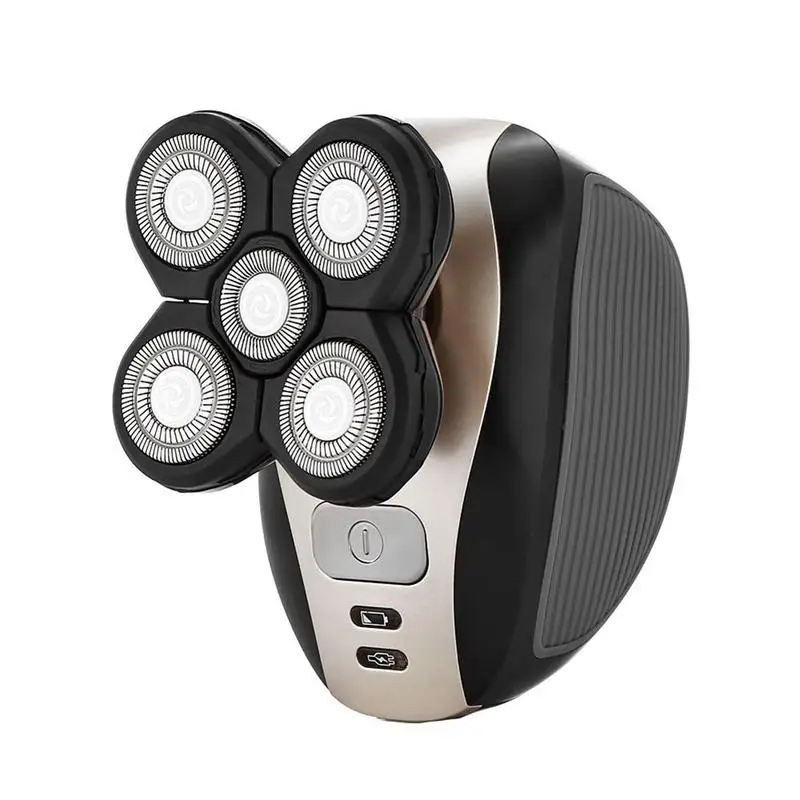 

Kemei 220V Rechargeable Electric Shaver 3D Triple Floating Blade Heads Shaving Razors Face Care Men Beard Nose Trimmer Machine