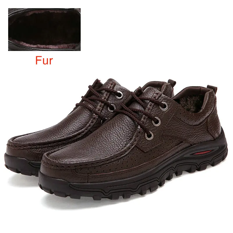 Мужская обувь на плоской подошве DEKABR, повседневные мокасины из натуральной кожи ручной работы, туфли аутентичного бренда, размеры 38-48, весна-осень - Цвет: 02 Fur Brown