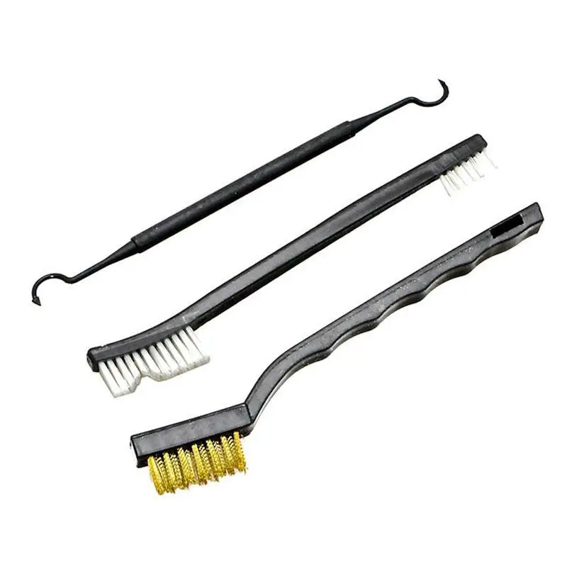 tactical ar 15 gun accessories Double-head 3pcs Gun Care Shotgun Rifle Wire Cleaning Brush for rifle scope for hunting (3)