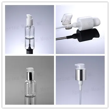 

50ML Clear Round Shoulder PET Bottles With Lotion pump,Empty Plastic Travel Portable Cosmetic Bottle,Skin Care Emulsion Bottle