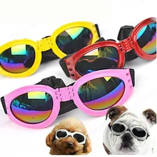 Складные очки для домашних животных, собачьи очки для средних и больших собак, очки для животных, водонепроницаемые защитные очки для собак, УФ-очки