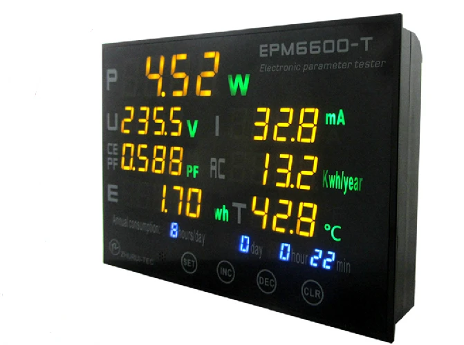 EPM6600 T single phase AC watt meter 2KW digital kwh meter power
