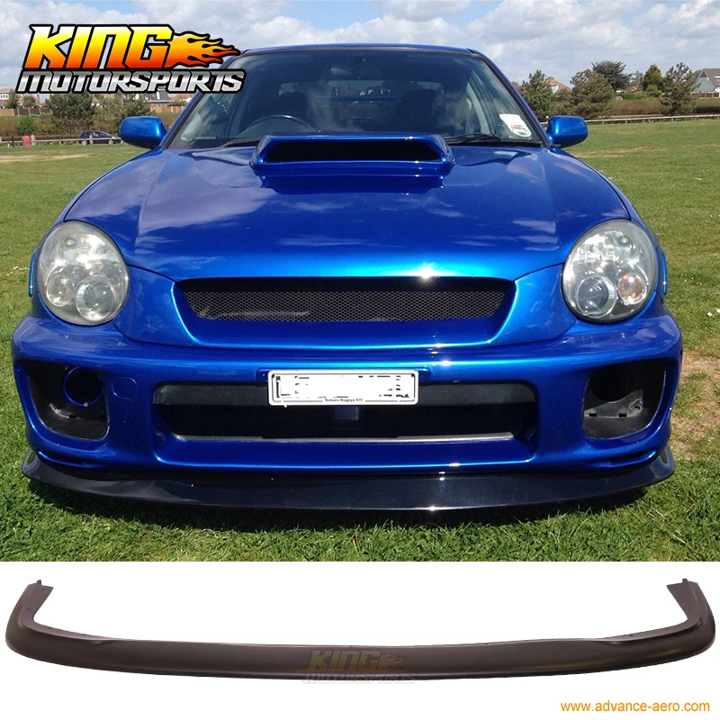 

Fits 2002-2003 Subaru Impreza DP Style Front Bumper Lip Spoiler - Urethane PU