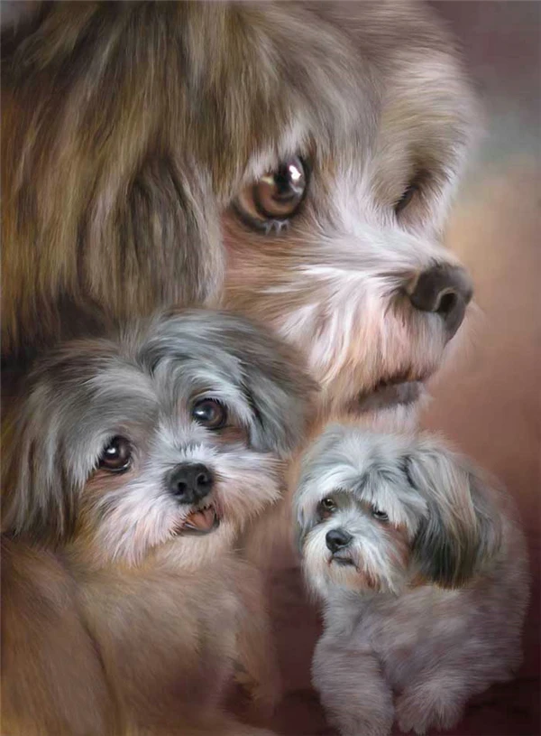 

oneroom Diy Diamond Painting Dog 004 Handicraft Needlework Embroidery Resinstone Diamond Cross Stitch Mosaic Decoration