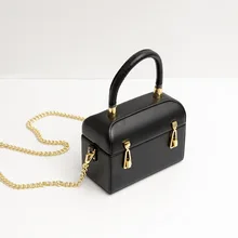 Весенняя новая сумка-коробка Женская Ручная косая кожаная маленькая коробка винтажная женская сумка из воловьей кожи