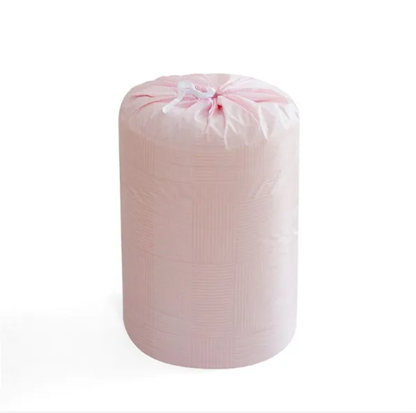 Для хранения одеяла складная сумка для хранения одежды декоративное полотенце шкаф Органайзер для свитера коробка, мешочек высокого качества домашнего хозяйства Containe - Цвет: Розовый