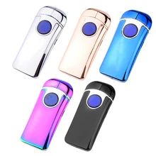 New Bat Electronic Cigarette Lighter Best USB lighter with Double Arc USB Gadget For Men Novelty