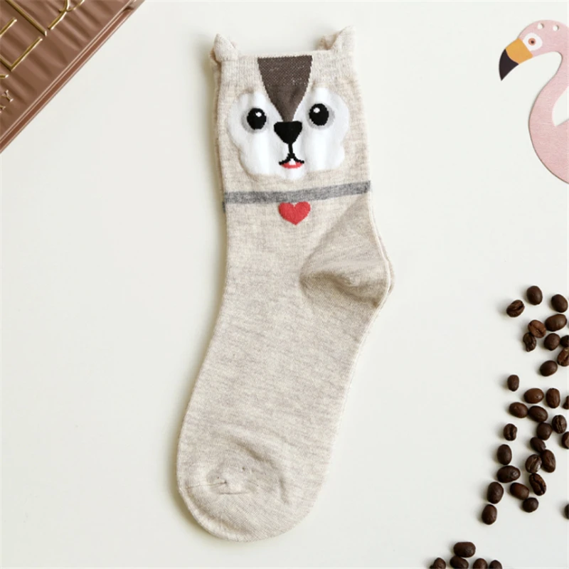 Okoufen 2019 Весенние и женские теплые носки серия с персонажами из мультфильмов о