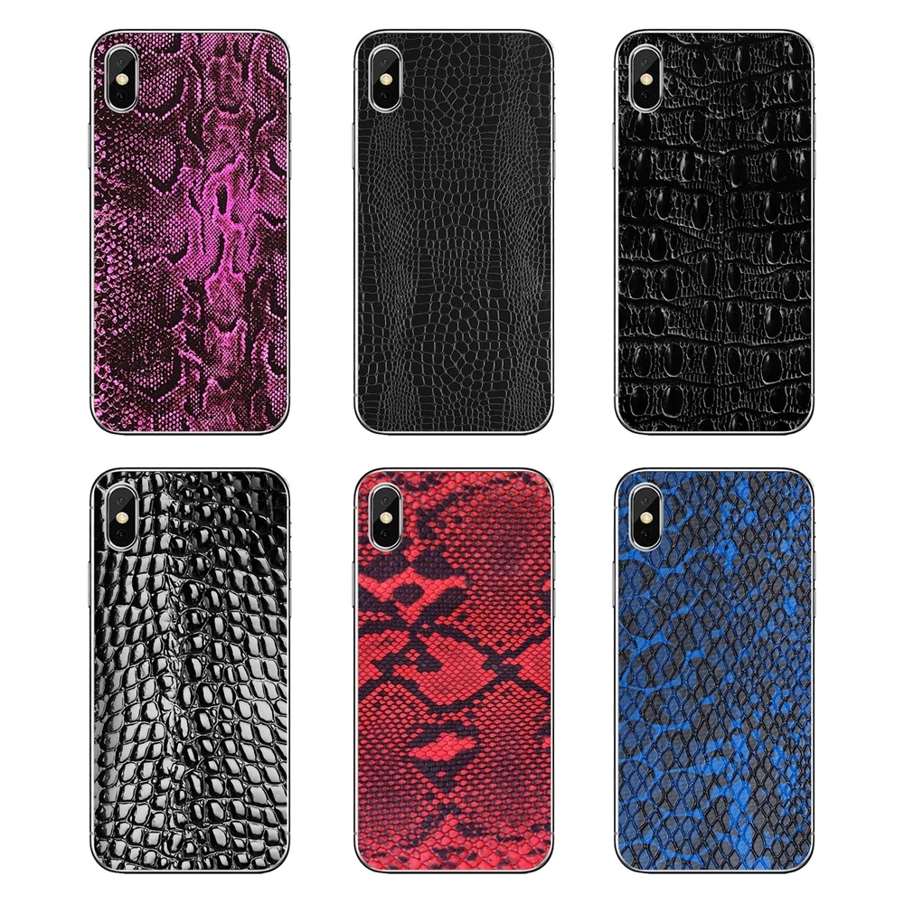 

For Xiaomi Mi A1 A2 5X 6X 8 lite SE Pro Max Mix 2 2S 3 Mi5 Mi5S Bling Crocodile Alligator skin Pattern Soft Transparent Bag Case