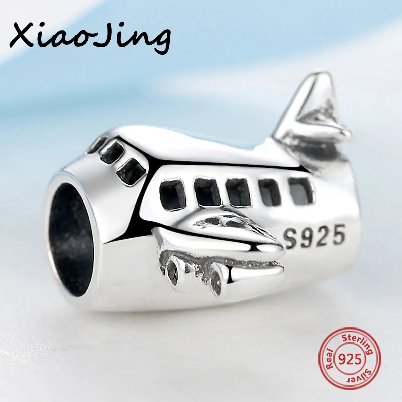 New Arrival silver 925 Charms Original Plane Beads air charms Fit Authentic Pandora Bracelets Pendants bead Jewelry making Gifts