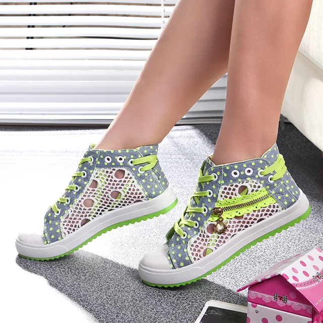 Summer Fashion Trend 2015 cutout female canvas shoes, Low Price Top