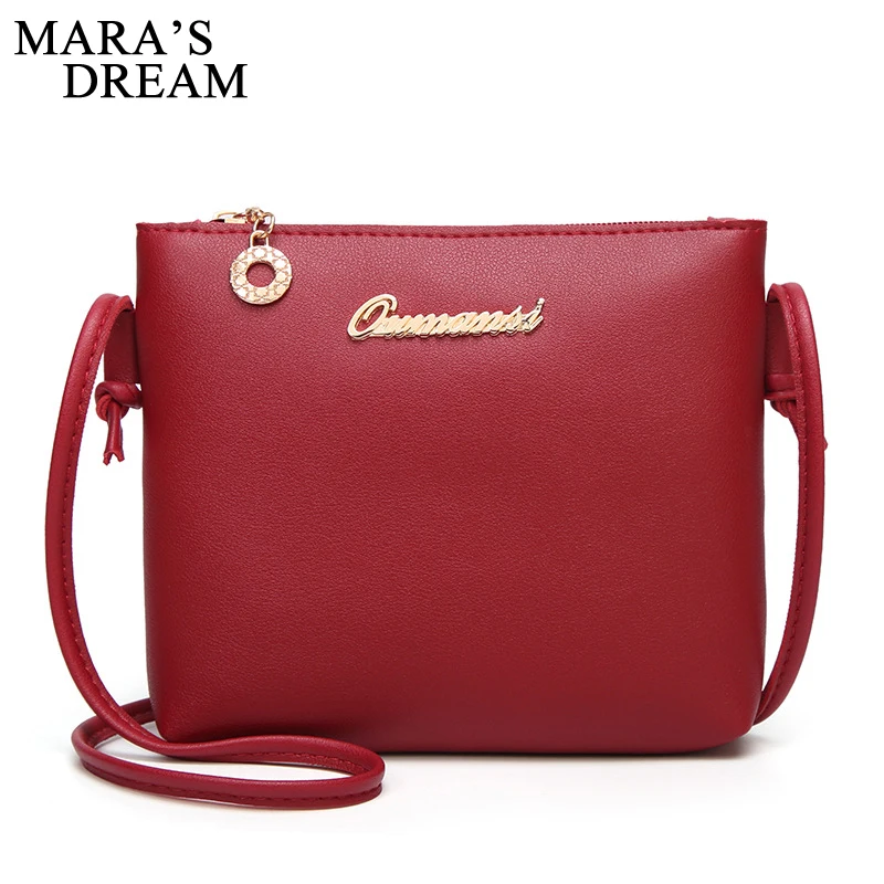 

Mara's Dream Fashion Women Bags New Design Girls' Shoulder Bags Solid Color Hight Quality PU Leather Lady Handbags Vintage Bags