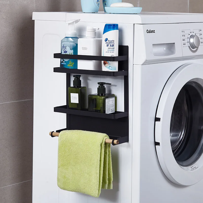 Japanese Iron Metal Magnet Refrigerator Rack Washing Machine Shelf Kitchen Multi-functional Rack Si - 33040456702