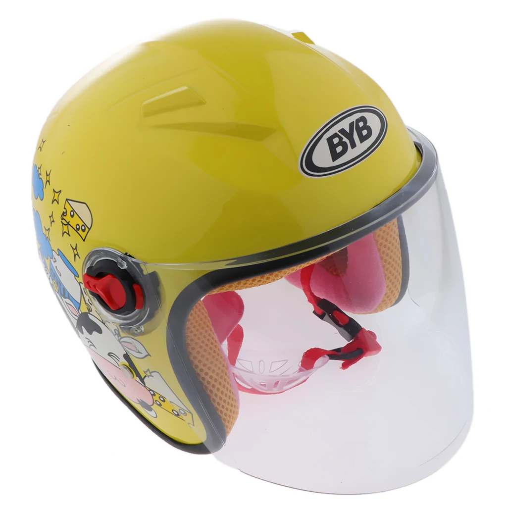Детские милые Мультяшные шлемы для катания на велосипеде, мотоциклетный шлем для скейтбординга, роликовых коньков, роликовых коньков, скутеров для детей - Цвет: A-yellow 25x17x17mm