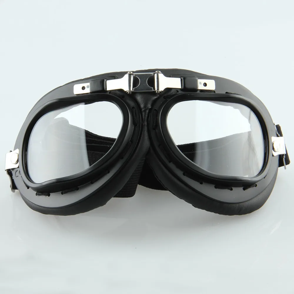POSSBAY Man Woman Motorcycle Glasses Goggles Vintage Motocross Cycling