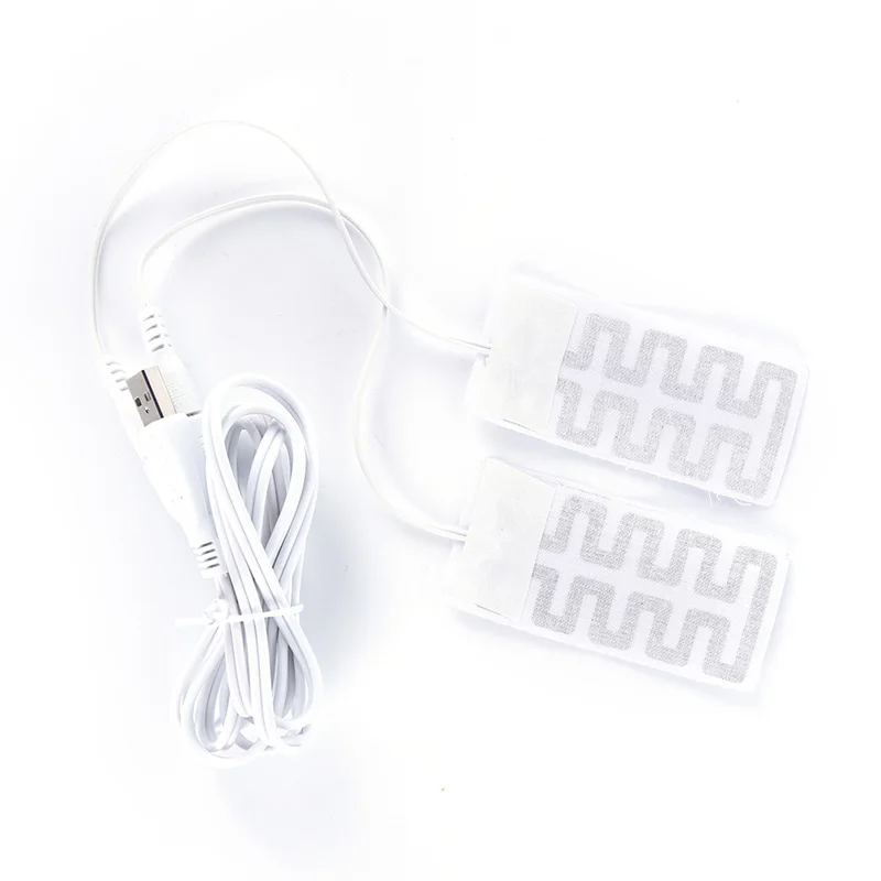 1 пара электрических USB перчаток Подушка с подогревом зимние перчатки с подогревом куртка углеродное волокно Ткань перчаткосушитель с USB разъемом коврик для мыши