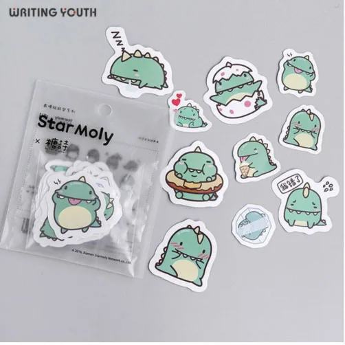 45pcs/set Cute Cartoon Animals Cat Bullet Journal Sticker Scrapbooking Child Diary Stickers Student Supplies Stationary - Color: 7