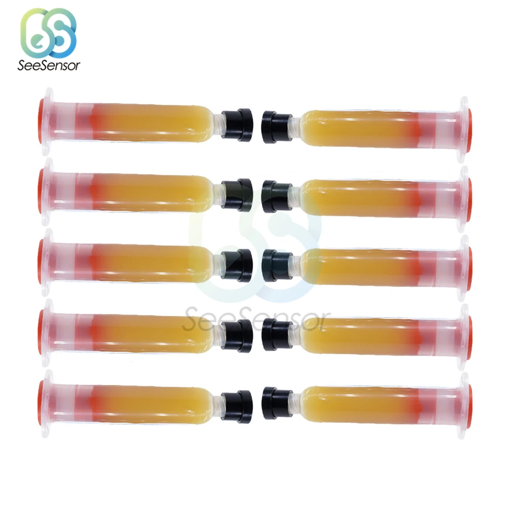 

10Pcs Solder Soldering Paste 10cc Flux Grease RMA223 RMA-223 For Chips Computer Phone LED BGA SMD PGA PCB Repair Tool
