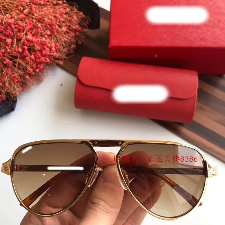 luxury Runway sunglasses men brand designer sun glasses for women Carter glasses B07168 - Цвет линз: 2