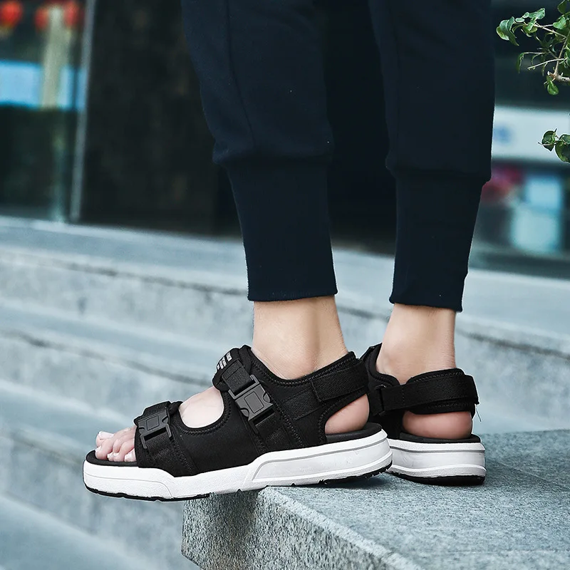 REETENE Fashion Men'S Sandals High Quality Mesh Sandals Men 2019 New Arrival Breathable Men Casual Shoes Plus Size 38-46