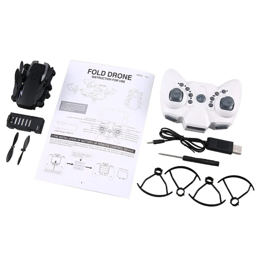 

TXD G1 Foldable Mini RC Drone WiFi Altitude Hold One Key Takeoff 360-degree Stunt High/Low Speed Quadcopter Toy with 2MP Camera