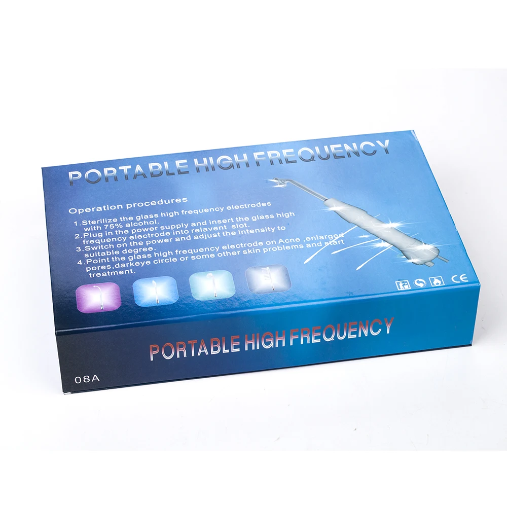 

MQ 4 in 1 High Frequency Electrotherapy Instrument Facial Skin Care Facial Spa Salon Acne Therapy Device High Frequency Remover