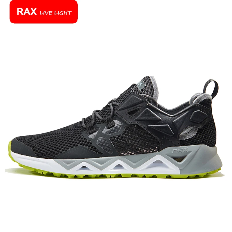 ФОТО RAX Summer Men Sports Running Shoes For Adults Air Mesh Breathable Light Running Trainer Sports Sneakers Gym Shoes 72-5K394