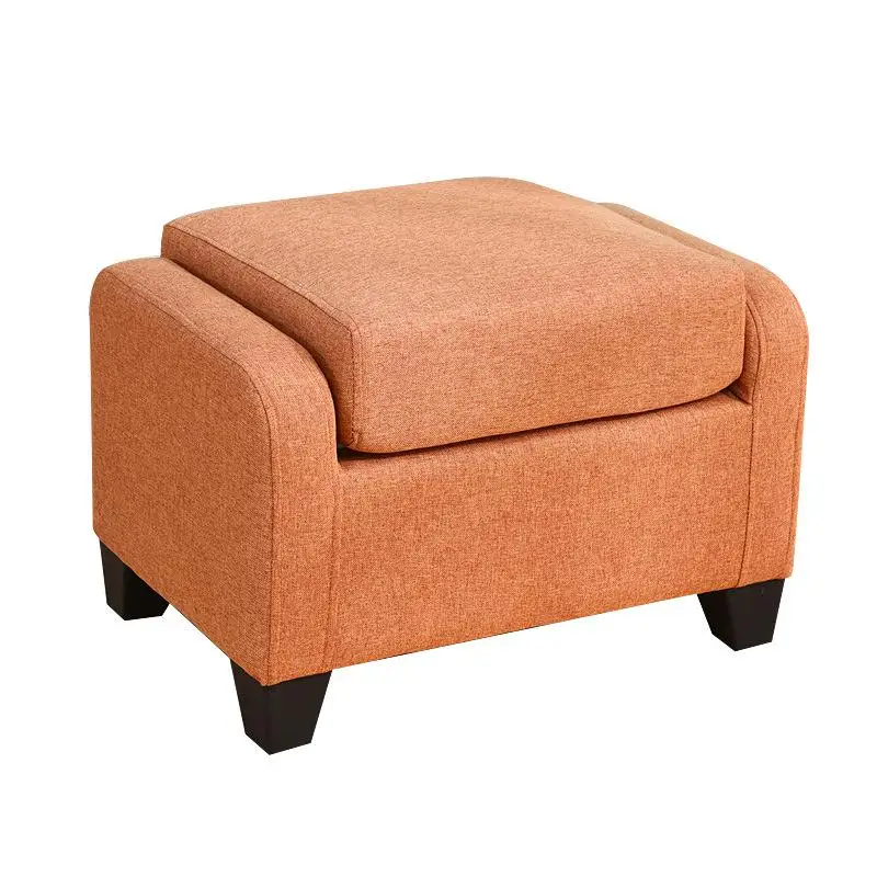 Тканевый диван-табурет магазин одежды креативный маленький табурет сочетание длинная полоса Диванный кофейный столик скамейка для обуви скамейка - Цвет: Color 3
