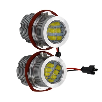 

SKYJOYCE 1 Set 60W LED Marker Kit White Red Blue Yellow Super Bright DRL Hole Ring LED Chips E39 E60 E63 E83 E87 LED Angel Eyes
