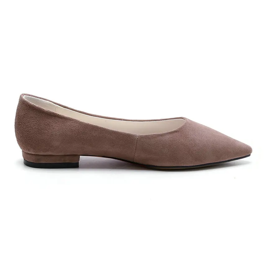 Carré Faible Pompes 34 Suede Kid Solide Casual On Bout Taille Pointu Tasslynn Slip 2018 Talons Femmes Chaussures rose 42 Concise Gris 1TwqFPZE