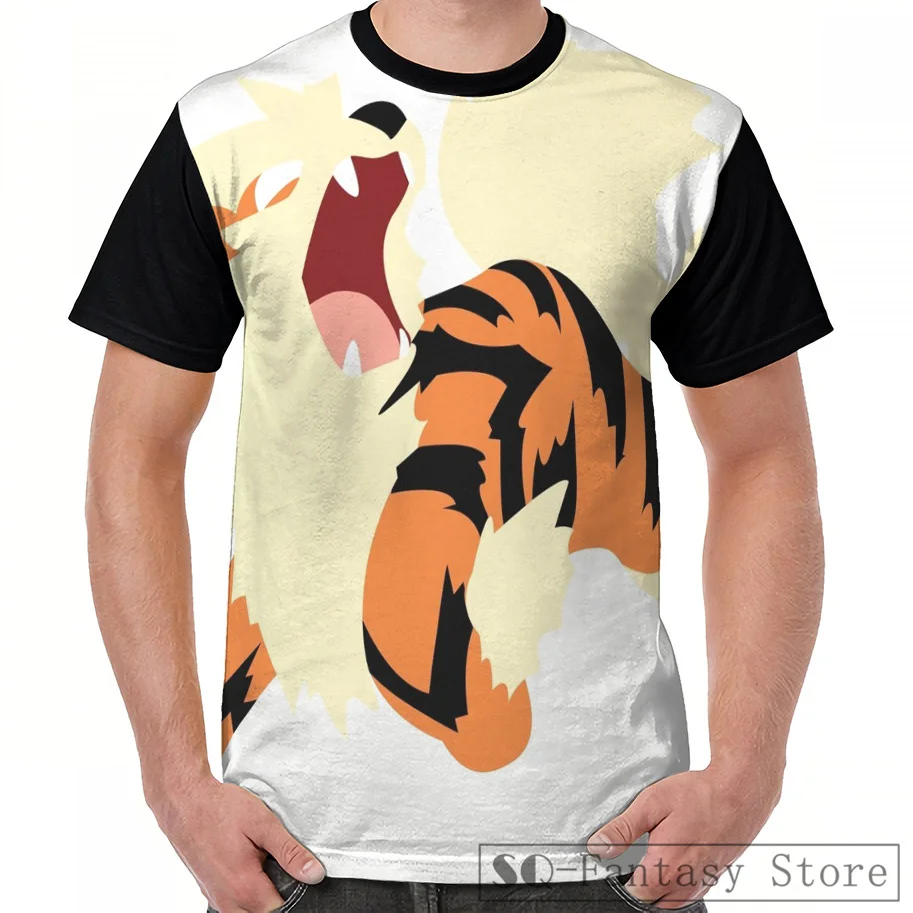 

Fashion Casual print men t shirt women tops tee Arcanine Graphic T-Shirt men summer Short Sleeve cute tshirts