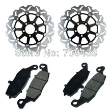2 X Front Brake Disc Rotor+Pad For KAWASAKI Z 750 S (ZR 750) 05-07 Z750 (ZR750) 04-06 ZR-7 (ZR750) 99-04