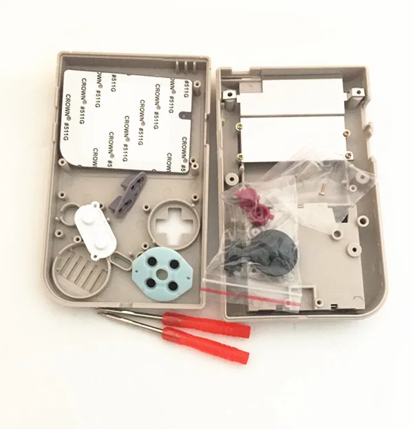 Full Set classic Housing Shell Case Cover Repairt Parts For Gameboy GB Game Console for GBO DMG GBP With Buttons Screw Drivers