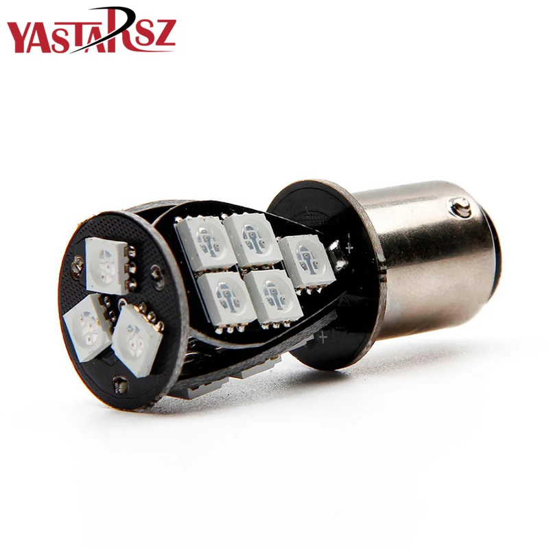 

1PCS 1157 BAY15D 18 SMD CANBUS Error Free LED Bulb p21/5w led car bulbs rear brake Lights Car Light Source parking 12V D030