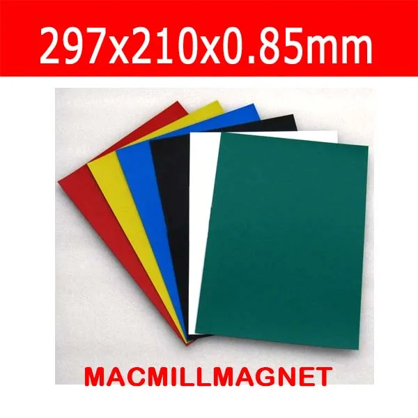 297x210x0.85mm magnetic sheet with PVC