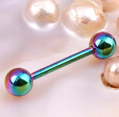 1 шт. серьги гвоздики из хирургической стали 6 х19х5 мм|earrings body jewelry|body jewelrytongue rings |