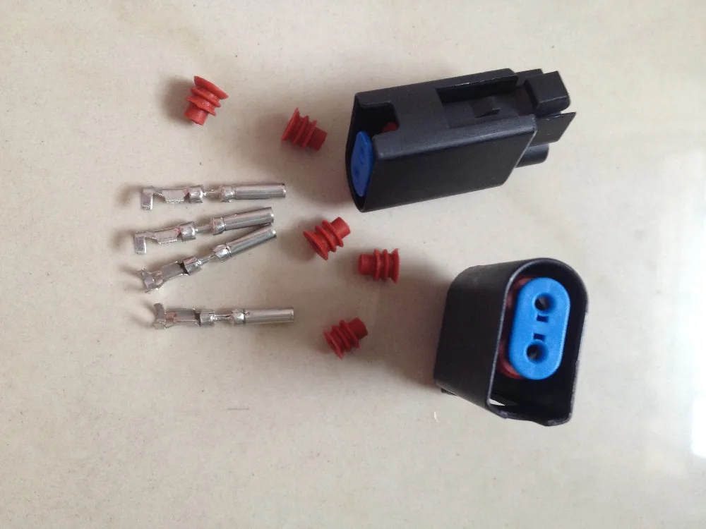 2pcs 2p connector ford brake pad sensorin Connectors from Lights