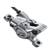 Shimano велосипедный BR-T675 LX calliper post mount без ротора или адаптеров черный серебристый передний или задний